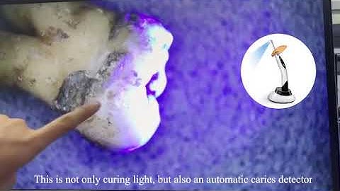 Our latest 1 Sec curing light with automatic caries detector function from JERRY medical