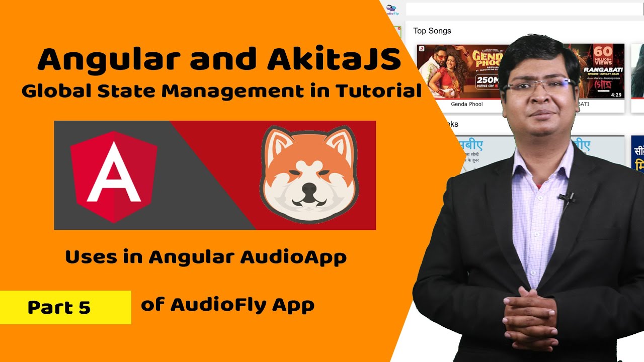 AkitaJS Data Library tutorial for Angular AudioApp | Angular Project By Shibaji Debnath