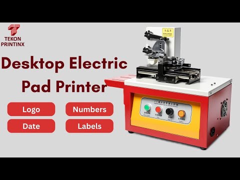 Desktop Electric Pad Printer - Electric Pad Printing Machine | Print On Plastics, Metals, glass