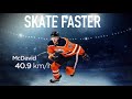 BEST 5 WORKOUTS TO BECOME A FASTER SKATER  / MCDAVID SPEED