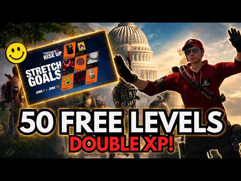 50 FREE Stretch Goals Levels and Double XP works!