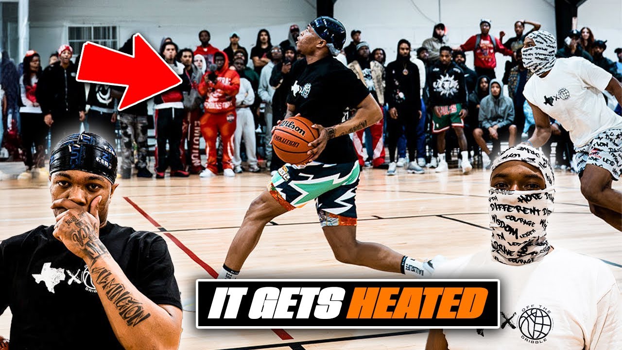 "HE CANT FWM!" Nesco vs The Masked Hooper 1V1 Gets PHYSICAL! Crowd Went BERSERK First Bucket!