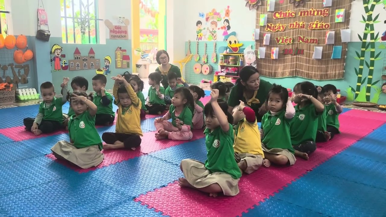 Tiết dạy: Nhận biết tay phải tay trái của bản thân - Lớp 3 tuổi C