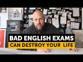 Bad English exams destroy lives | Pearson Test of English and TOEFL