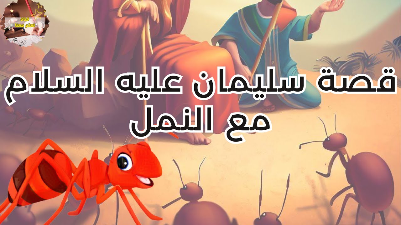 قصة سليمان عليه السلام مع النمل للأطفال