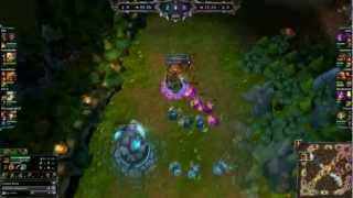 [LoL]  Udyr Power! - 14 HP Double Kill