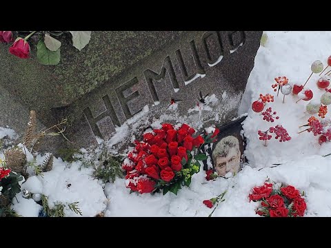 5 выстрелов 💥 Интересный памятник на могиле Бориса Немцова 🔥 февраль 2023  Троекуровское кладбище