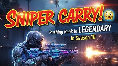 SNIPER CARRY! 🤯 Pushing Rank to LEGENDARY in Season 10 - COD Mobile