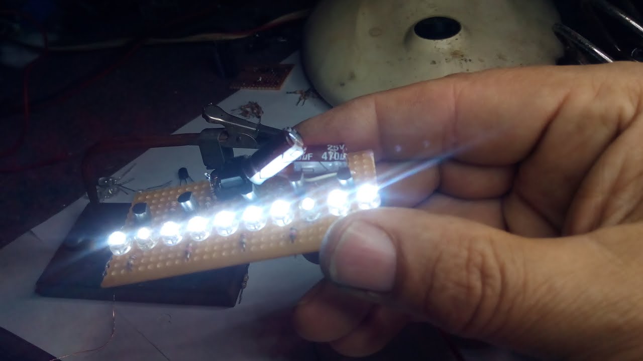 KAYAR LED DEVRESİ YAPIMI YouTube