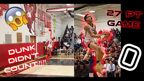 HIS DUNK DIDNT COUNT!? MAKAI HAD 27 POINTSMcCaskey...