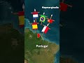 France's secret South American border #geography #map #shorts