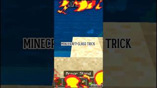 Minecraft glass trick🤯|| minecraft glass build hacks || #minecraft #shorts