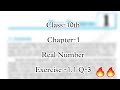 Class-10th Chapter-1 Real Number Exercise 1.1 Q-3|| 2024 -2025 ||
