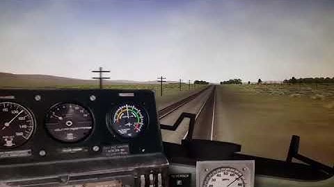 Openrails Amtrak running on DRGW Green River District