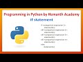 10 If statement in python by Hemanth Academy