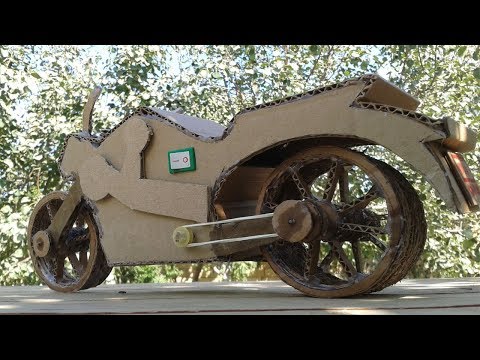 How To Make A Motorcycle From Cardboard - Amazing Motorbike DIY