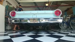 1963 Ford 300 (Galaxie) with hot cammed 223 Inline six cold start