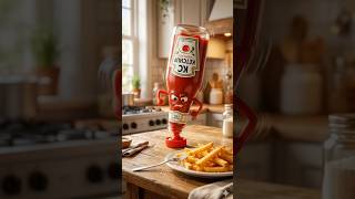 Le geste qui change ton ketchup parfait 🍅 #foryou #facts #viral #cuisine #pourtoi #funny #food