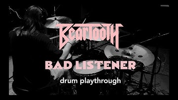 Beartooth - Bad Listener - Drum Playthrough - @juanferpaezdrums