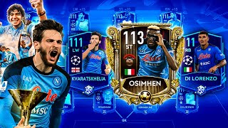 I Made Best Special SERIE A Champions NAPOLI Squad + Huge Upgrade - FIFA Mobile 23