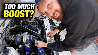 Manual Boost Controller Was Turned All The Way Up! The Conquest Did Not Like It.