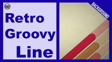 【Eight Production】Background | Retro groovy | Line | Loop