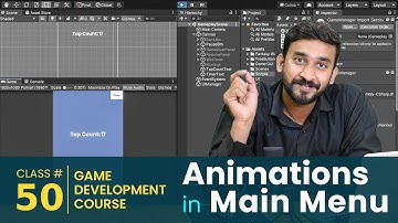 Game #1 - Tap Counter #21 - Animating Main Menu Buttons | Unity3d Game Development Course