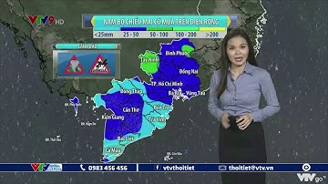 Bản tin thời tiết Nam Bộ đêm 13 và ngày 14/09/2021: Chiều mai mưa diện rộng | VTVWDB