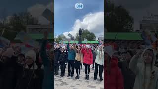 День Победы в Заинске поют дети