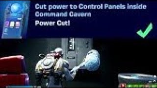 Cut Power To Control Panels In Command Cavern Location | (Fortnite Chapter 3)