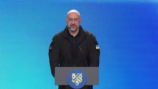 09.05.2024 Виступ Прем'єр-міністра Д. Шмигаля під час Другого міжнародного саміту міст і регіонів