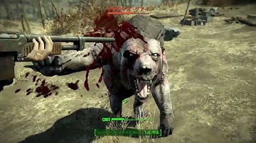 【Fallout4】Random encounter - YaoGuai & Scavenger（ランダムイベント ヤオグアイとスカベンジャー）＜PC版 英語音声 日本語字幕＞