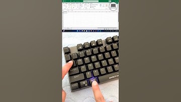 Short Trick – Work Easily Using Keyboard Shortcuts in MS Office! #youtubeshorts #keyboard