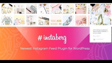 Instaberg - Instagram Feed Gallery - Gutenberg Block