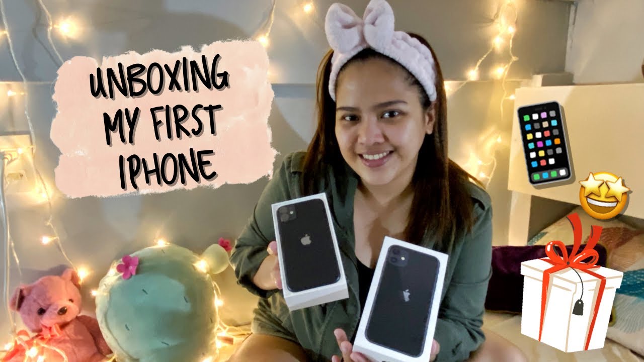 UNBOXING IPHONE 11 BLACK EDITION (FIRST TIME IPHONE USER) |