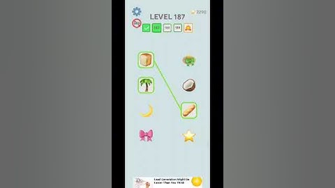 Emoji puzzle game level 187 👒🥥🥖⭐ #shorts #trending #emojipuzzle #gameplay #viral #youtubeshort .....