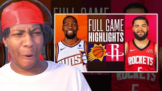 Lvgit Reacts To SUNS at ROCKETS | FULL GAME HIGHLIGHTS | February 23, 2024