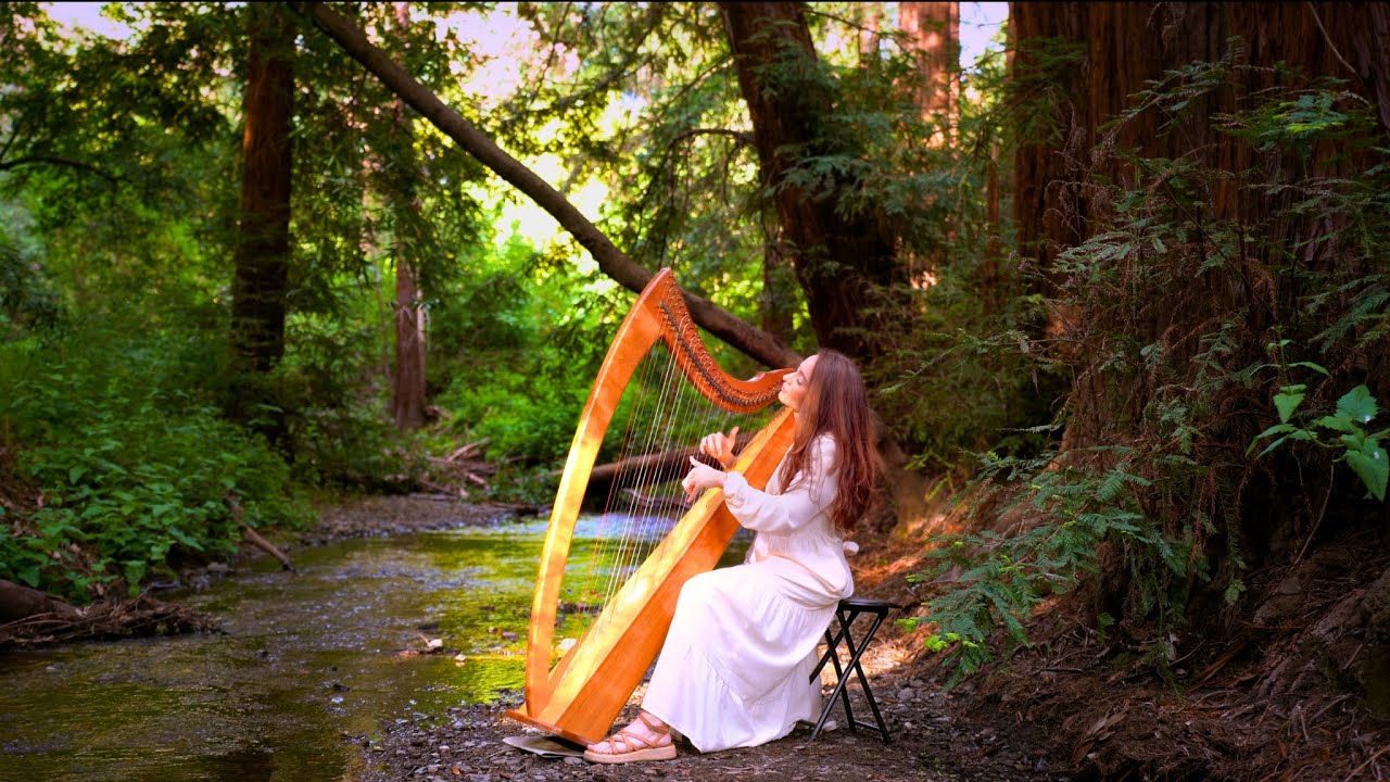 Healing Waters: 1 Hour of Harp Music - Calming Loop | Sarah Bhalla Healing Waters: 1 Hour of Harp Music - Calming Loop | Sarah Bhalla