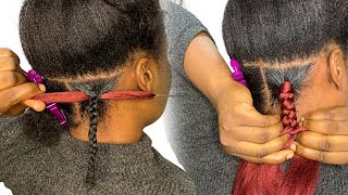 CAN'T GRIP BOX BRAID?? Trying New Tucking Method/ Beginner Friendly