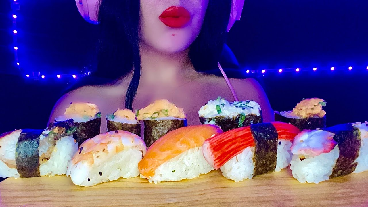 ASMR C0MIENDO SUSHI 🍣