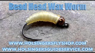 Bead Head Wax Worm, Holsinger's Fly Shop 