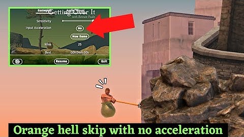 skipping "Orange hell🍊" with no acceleration 🤯...