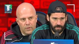 Arne Slot & Alisson Becker discuss Mo Salah ahead of Liverpool vs Inter