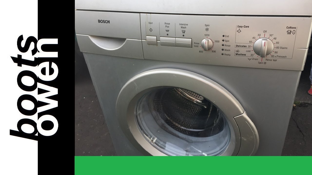 Bosch WFL246SGB/01 Test wash 2: Cottons 90 deg: Water Leak!