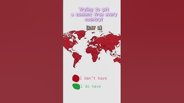 Trying to get a comment from every country- day 1