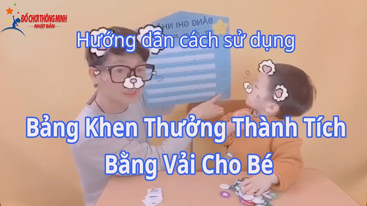 Hướng dẫn làm bảng thành tích cho bé