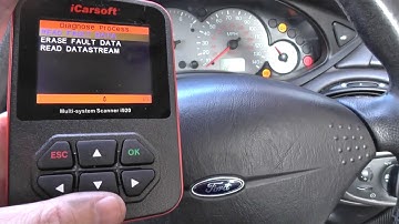 iCarsoft i920 Ford ABS Warning Light Reset Guide Tutorial video