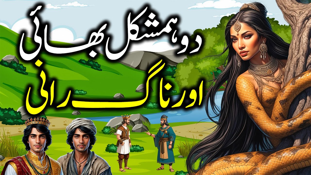 Do Bhaion Aur Nagin Rani Ki Kahani | Urdu Hindi Moral Story | Sabaq Amoz Kahani