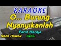 Ini Rindu (Oh Burung Nyanyikanlah)-Karaoke-Nada Cewek