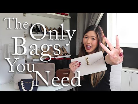 THE ONLY THREE BAG STYLES YOU NEED | Minimalist Handbag Wardrobe Basic Essential Bag Types